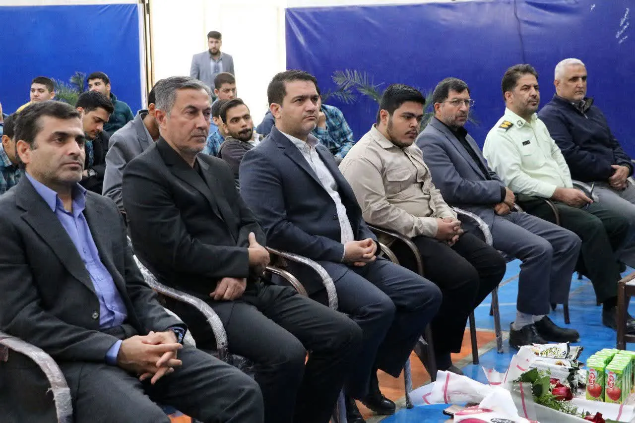 مراسم نکوداشت هفته پدافند غیرعامل در ساوه