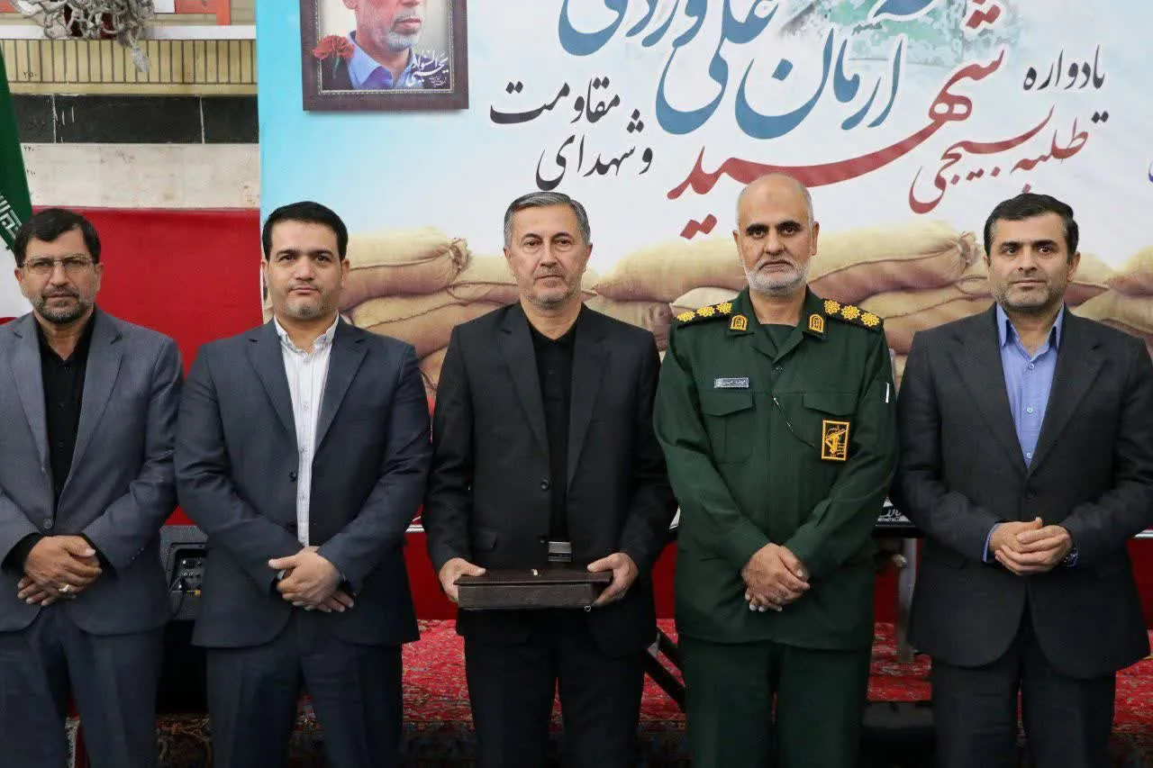 مراسم نکوداشت هفته پدافند غیرعامل در ساوه