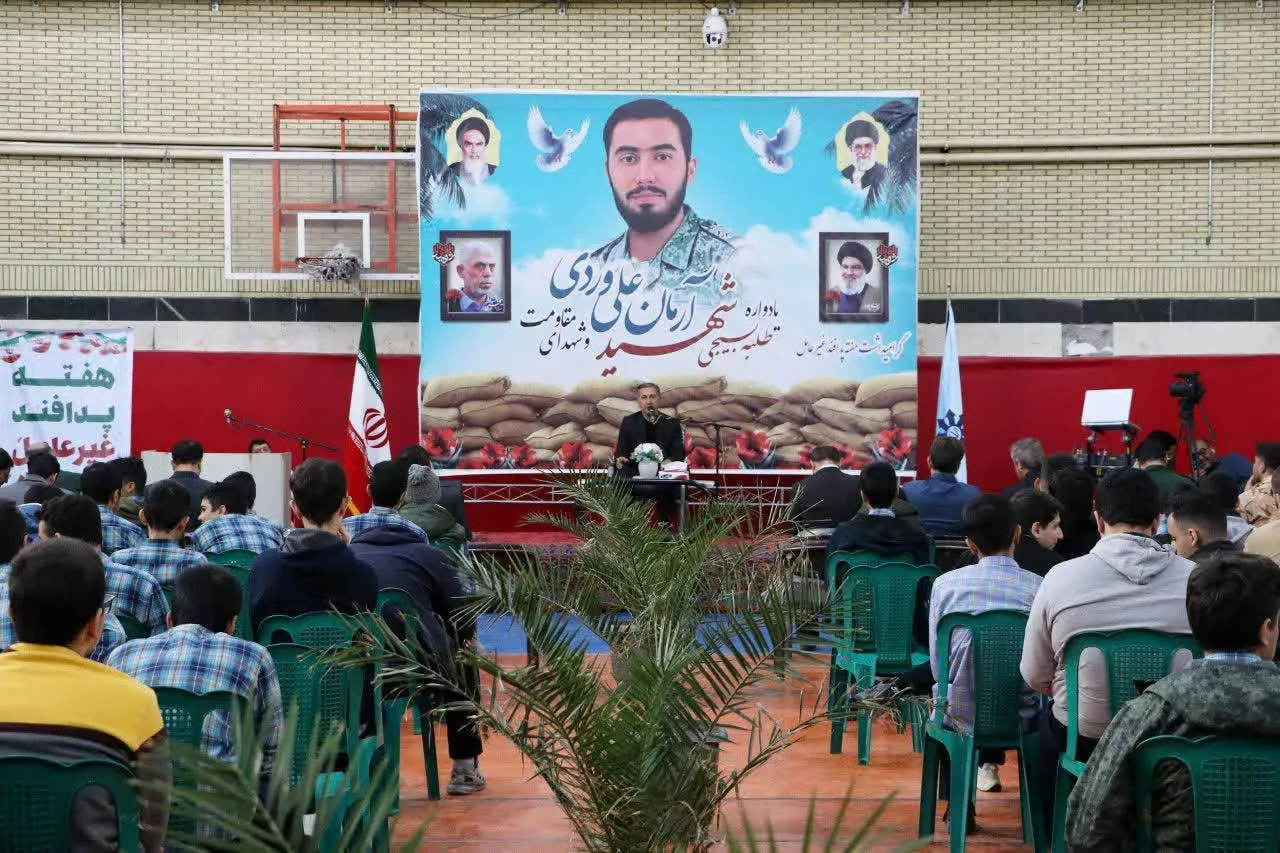 مراسم نکوداشت هفته پدافند غیرعامل در ساوه