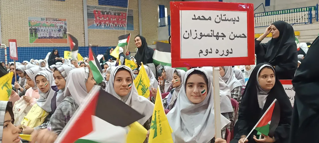 برگزاری همایش بزرگ دانش‌آموزی آغاز نصراللّه در ساوه