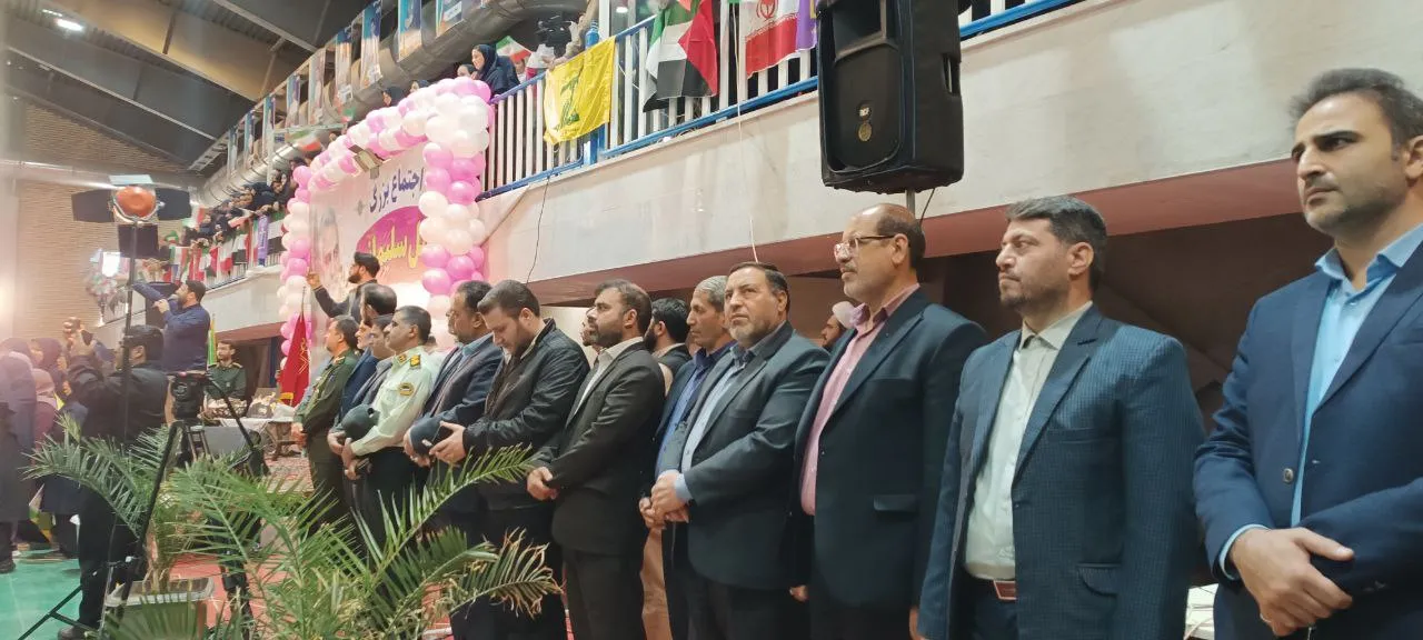 برگزاری همایش بزرگ دانش‌آموزی آغاز نصراللّه در ساوه