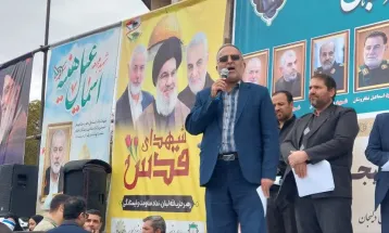 خروش انقلابی مردم دلیجان در سیزدهم آبان