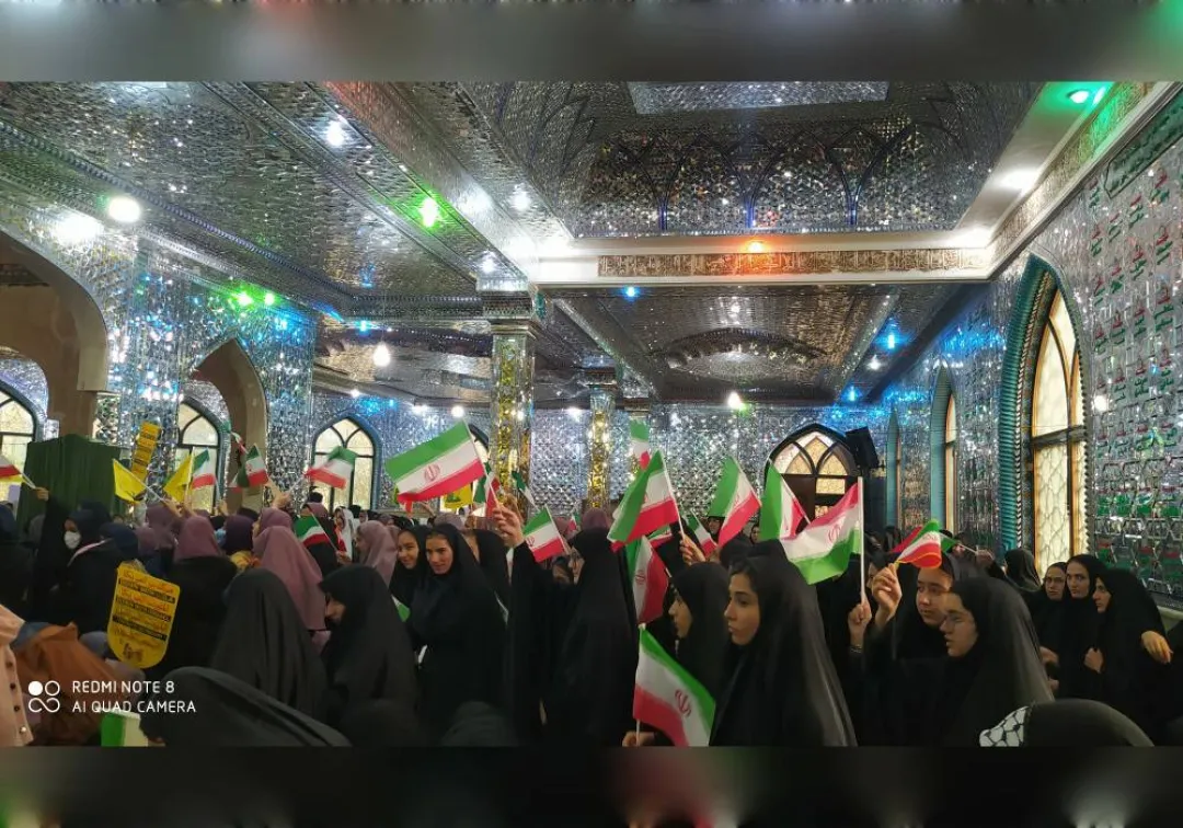 برگزاری راهپیمایی باشکوه ۱۳ آبان در خنداب