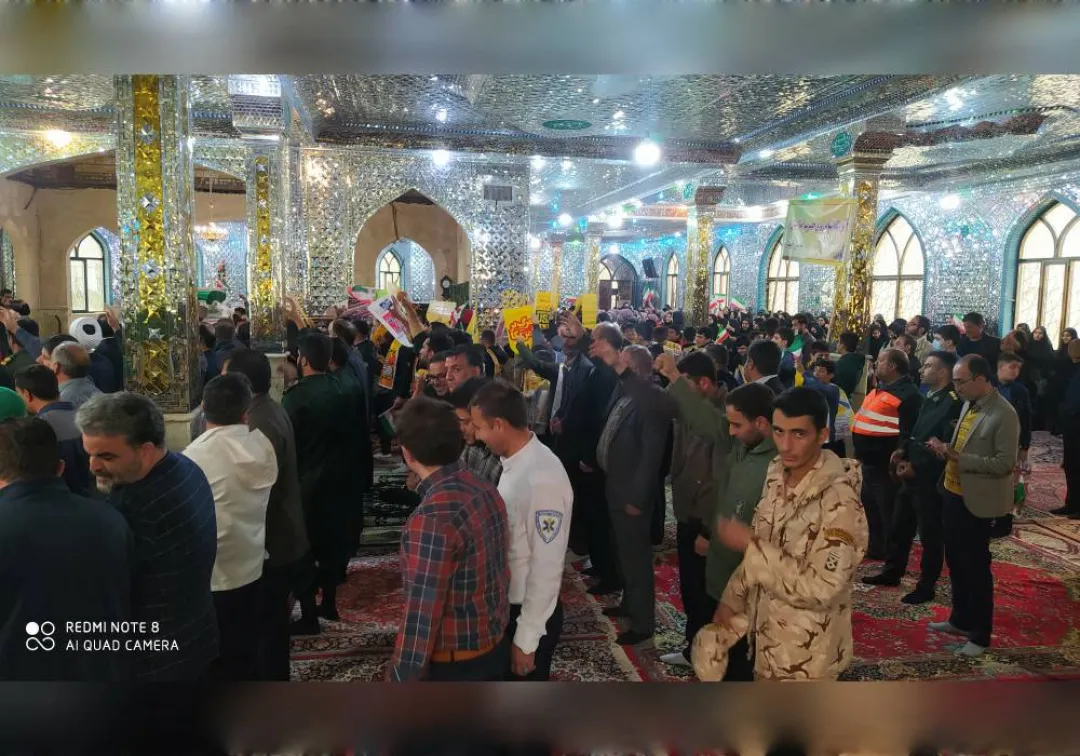 برگزاری راهپیمایی باشکوه ۱۳ آبان در خنداب
