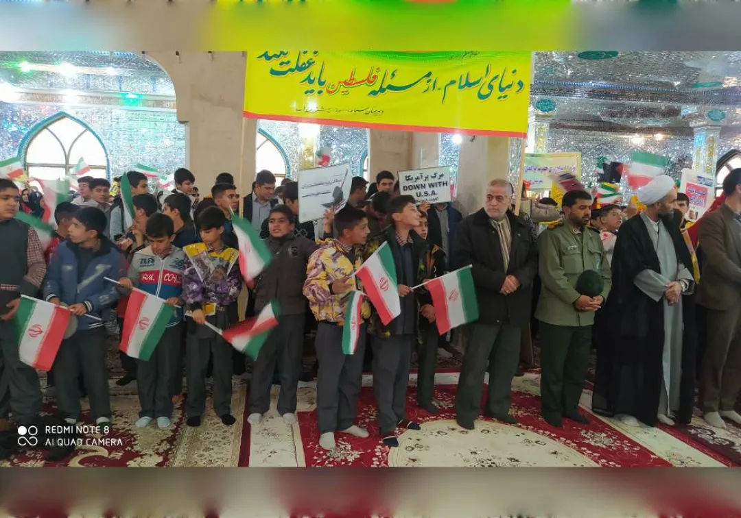 برگزاری راهپیمایی باشکوه ۱۳ آبان در خنداب