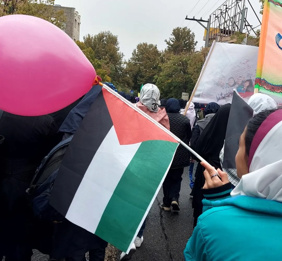 فرزندان حاج قاسم از نابودی اسرائیل سخن گفتند