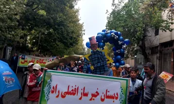 حماسه حضور ۱۳ آبان در تفرش