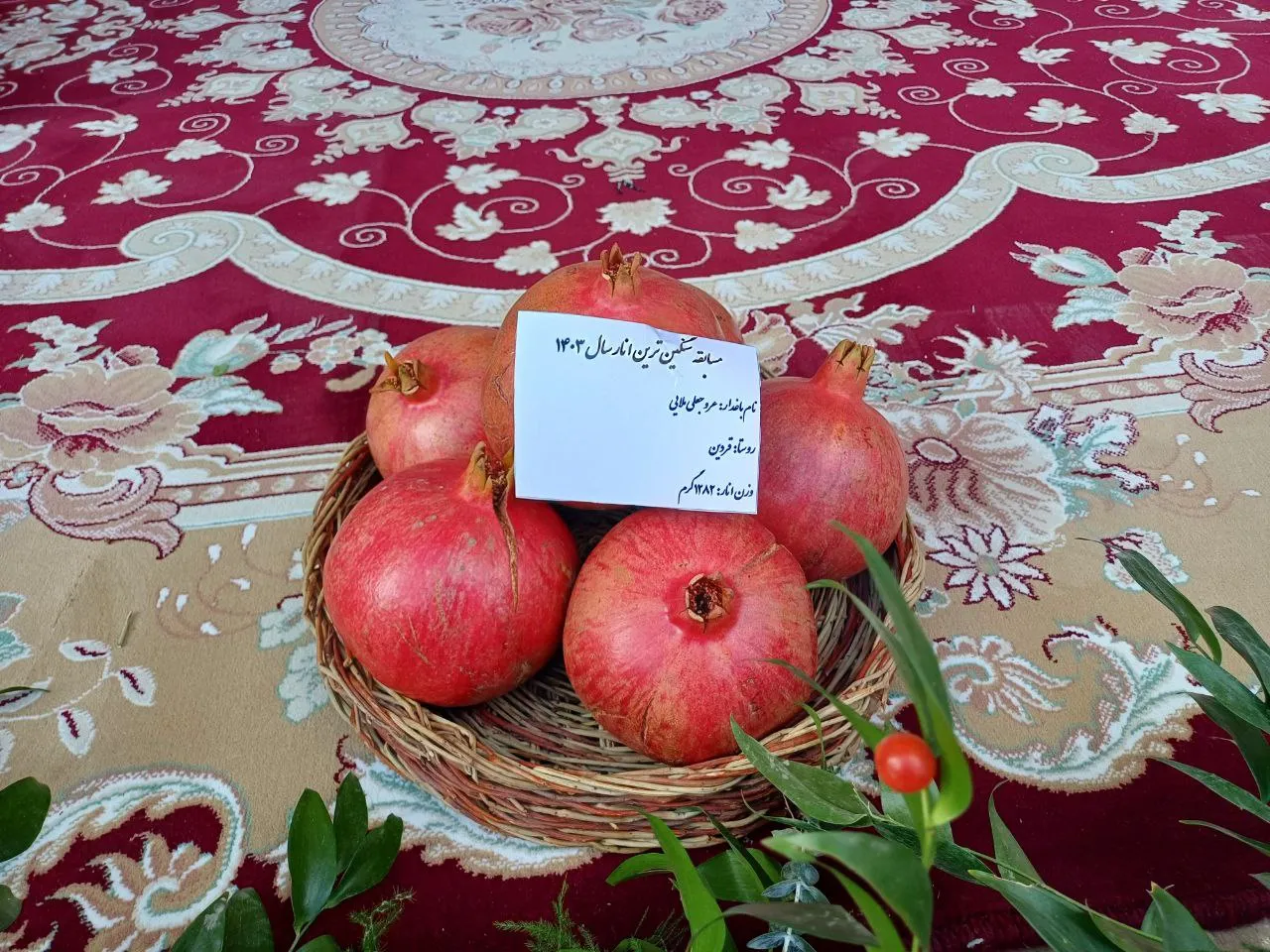 سومین جشنواره ملّی انار ساوه