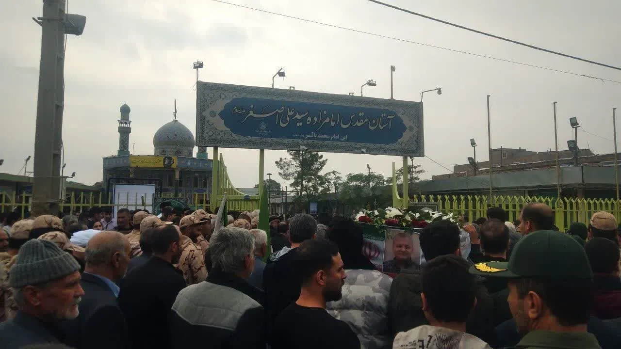 وداع با جانباز شهید «یدالله حسنلو» در ساوه