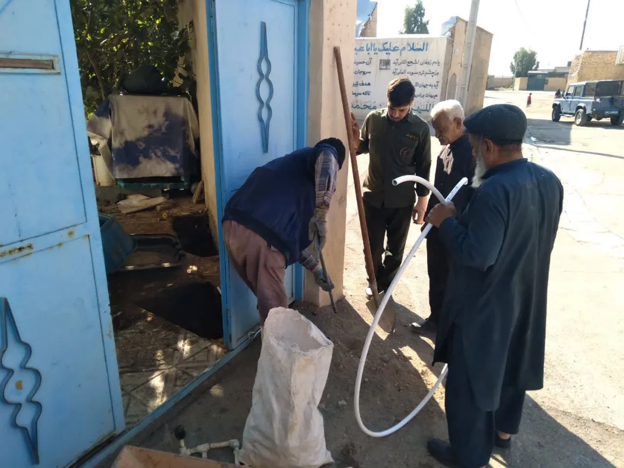 پایان عملیات آبرسانی به روستای باغ‌شیخ ساوه
