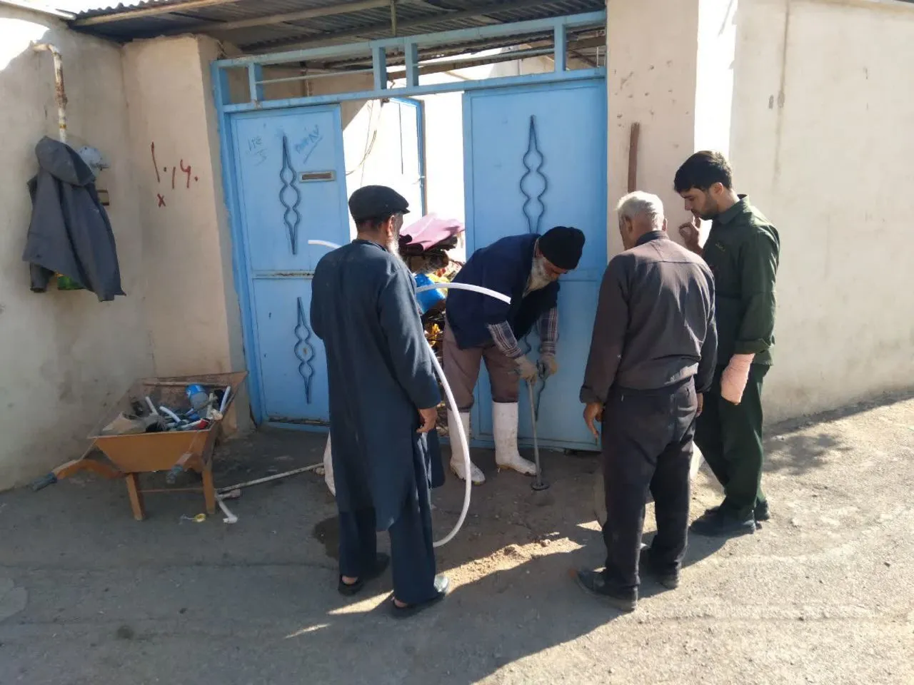 پایان عملیات آبرسانی به روستای باغ‌شیخ ساوه