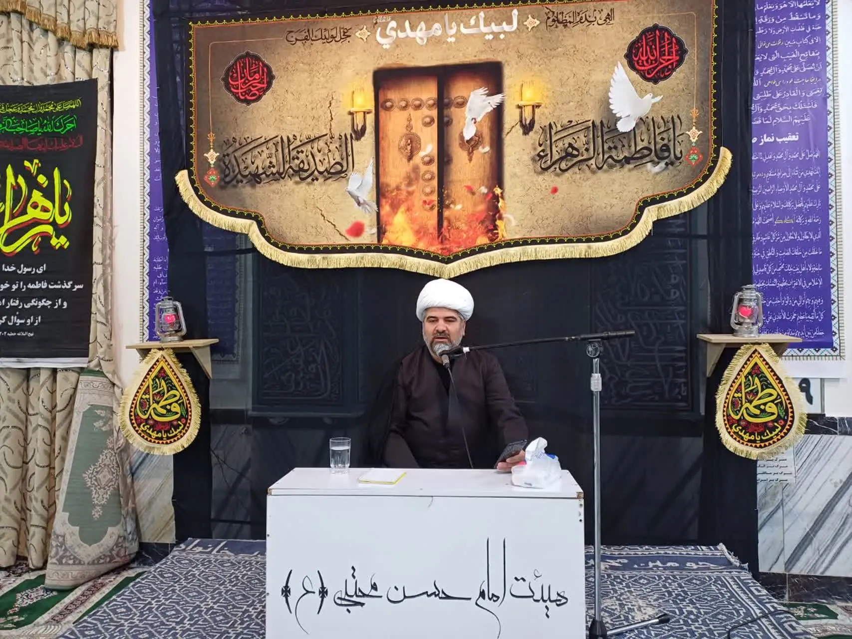 عزاداری نوجوانان ساوجی در سوگ حضرت فاطمه (س)