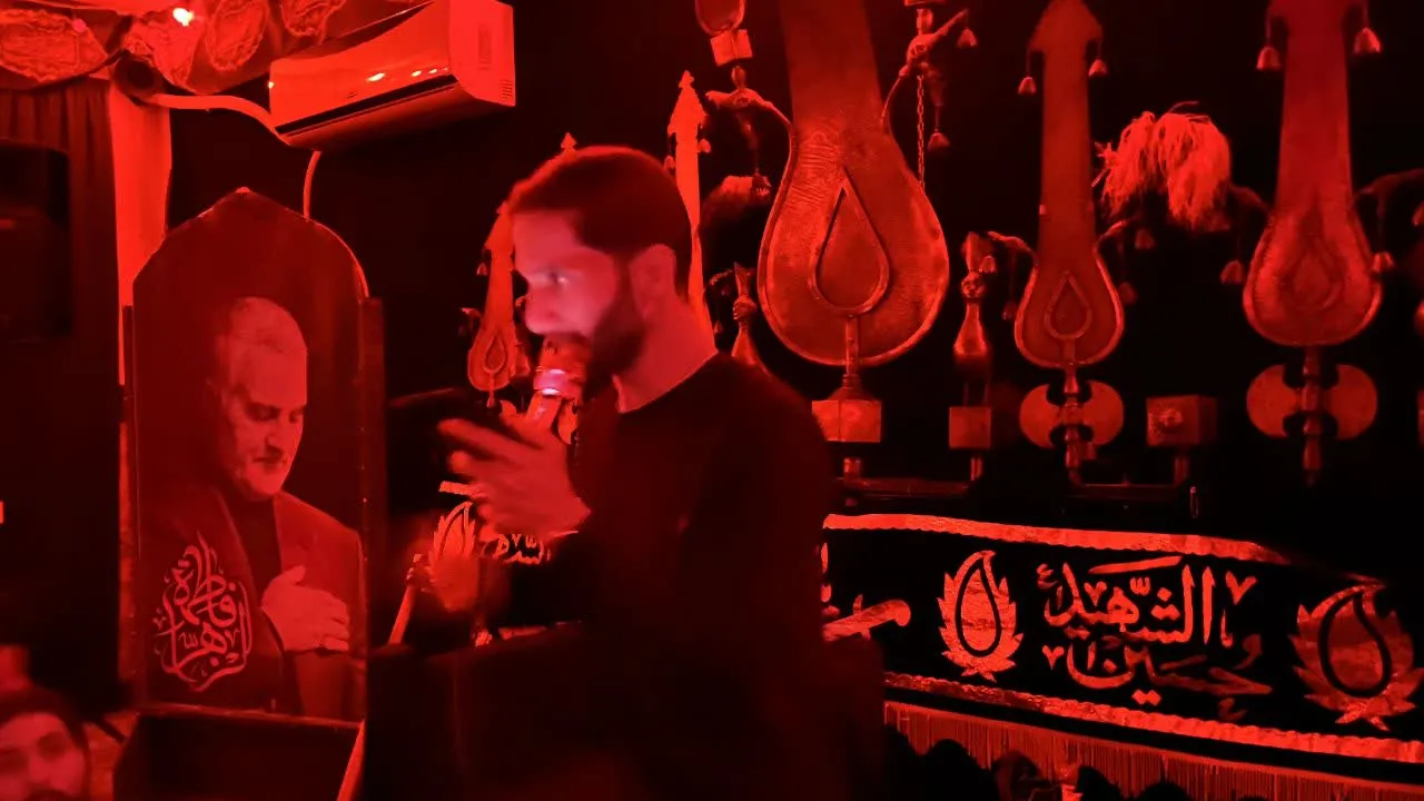 عزاداری نوجوانان ساوجی در سوگ حضرت فاطمه (س)