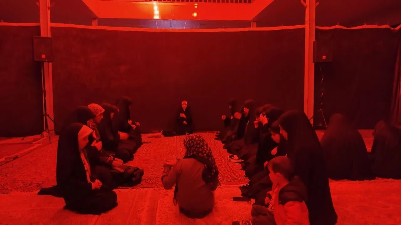 مراسم ایام فاطمیه اول در فراهان