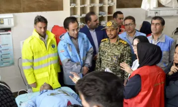 مانور مدیریت بحران در بیمارستان والفجر تفرش