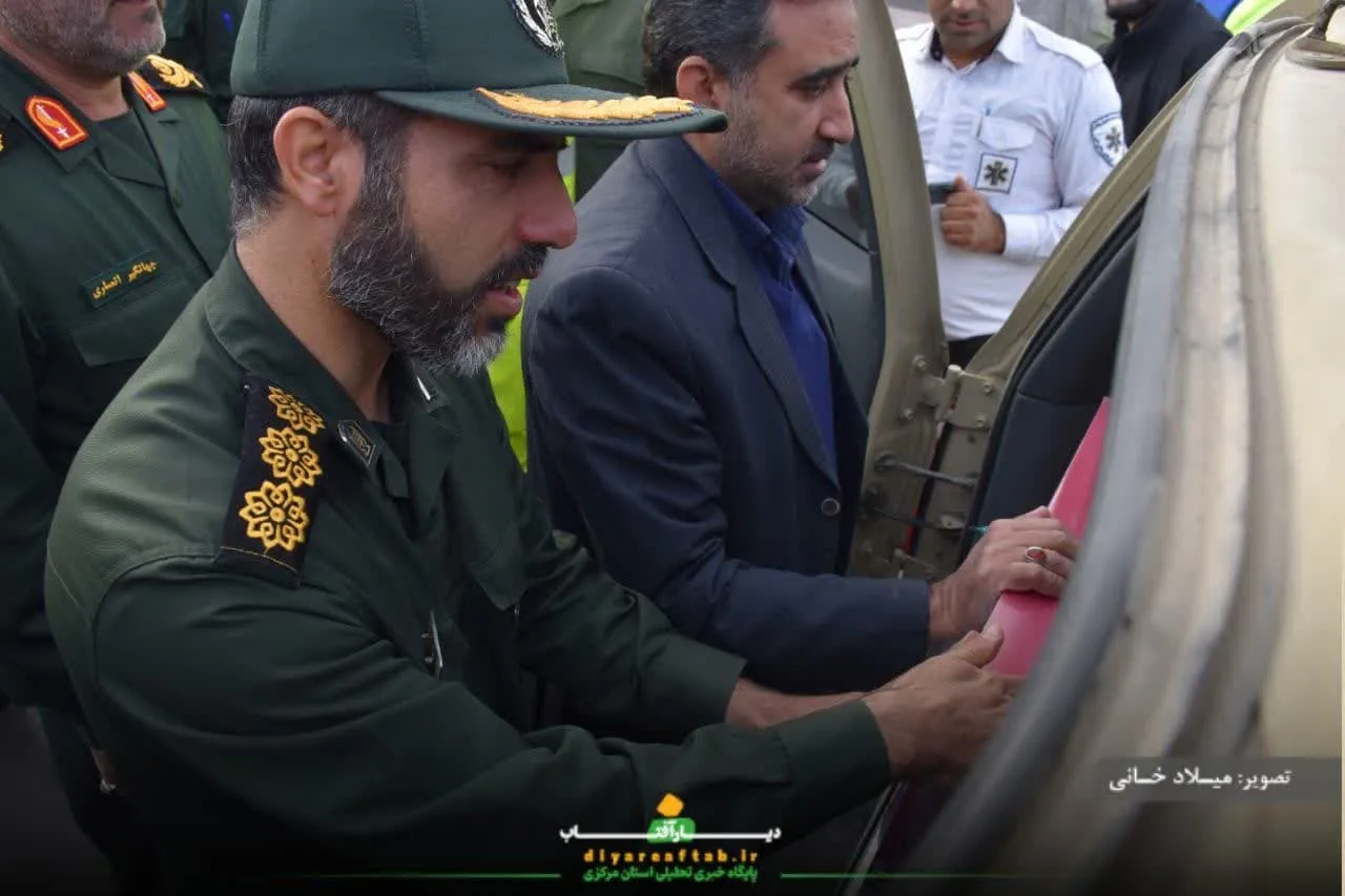 استقبال از پیکر «شهید گمنام» در اراک
