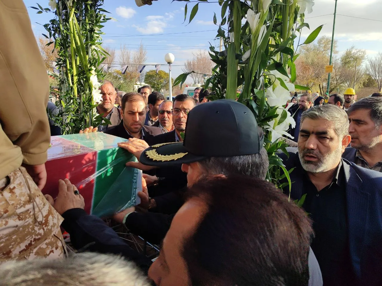 کاروان شهدای گمنام وارد فراهان شد