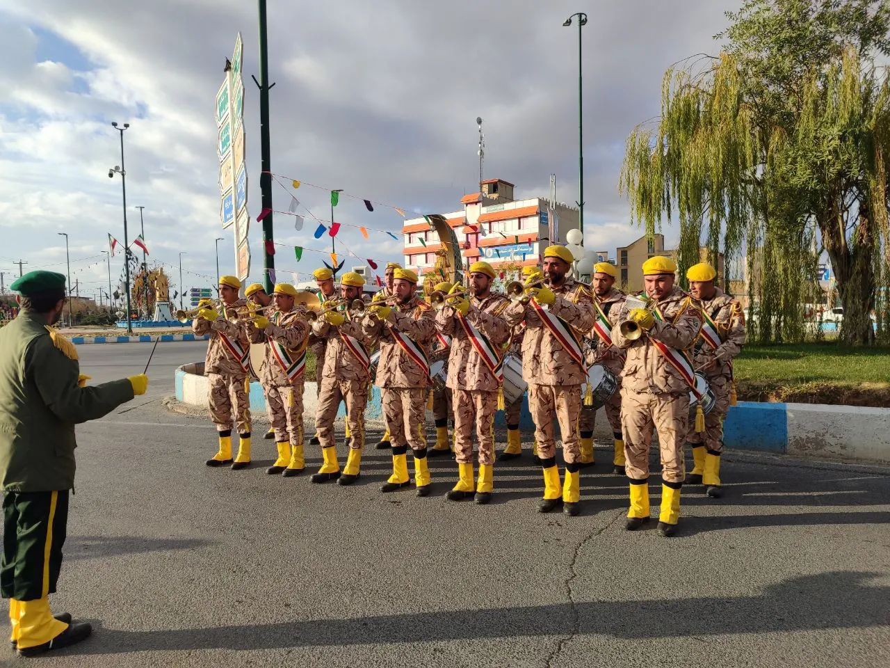 کاروان شهدای گمنام وارد فراهان شد