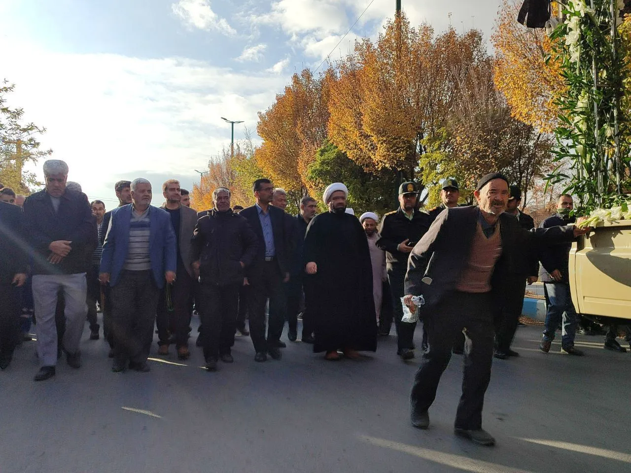 کاروان شهدای گمنام وارد فراهان شد