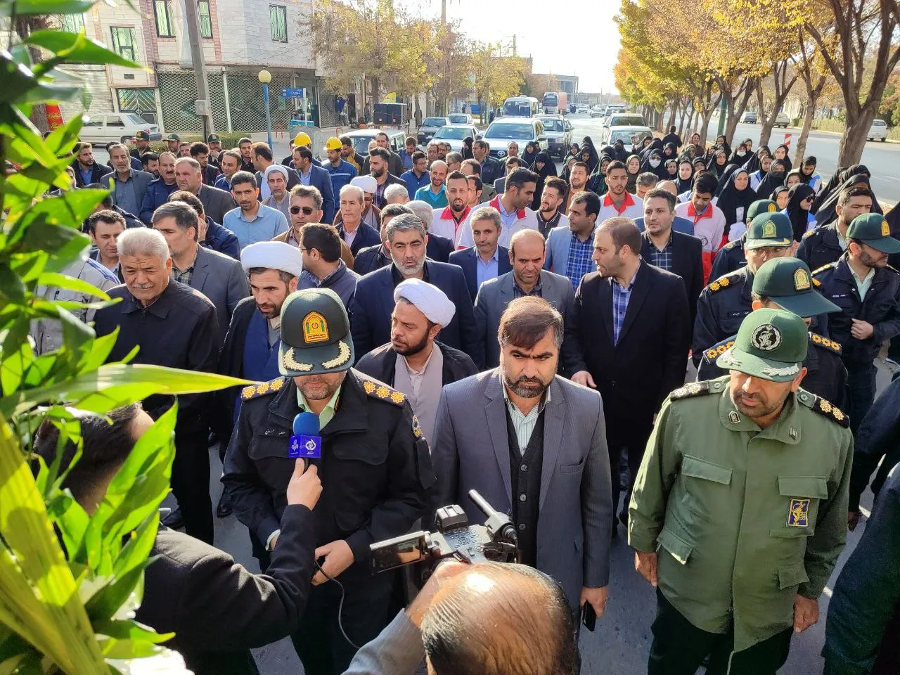 کاروان شهدای گمنام وارد فراهان شد