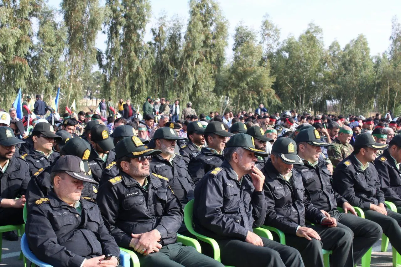 برگزاری همایش اقتدار بسیجیان در ساوه