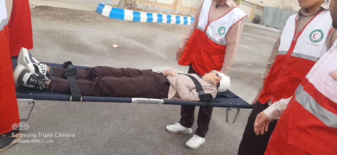 برگزاری مانور زلزله و ایمنی در فراهان