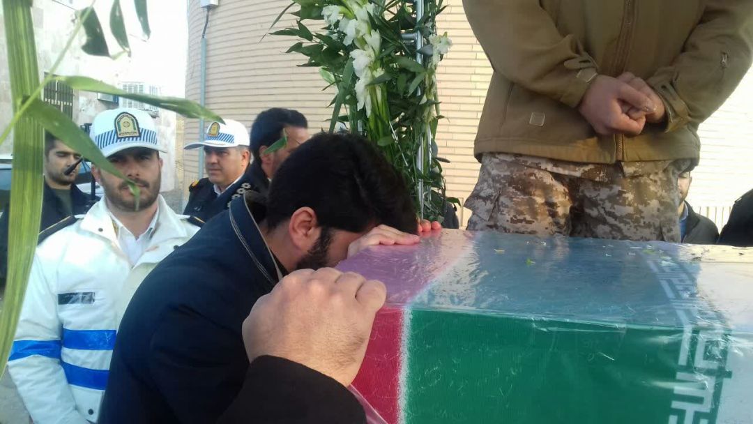 اسنقبال کارکنان انتظامی کمیجان از شهید خوشنام