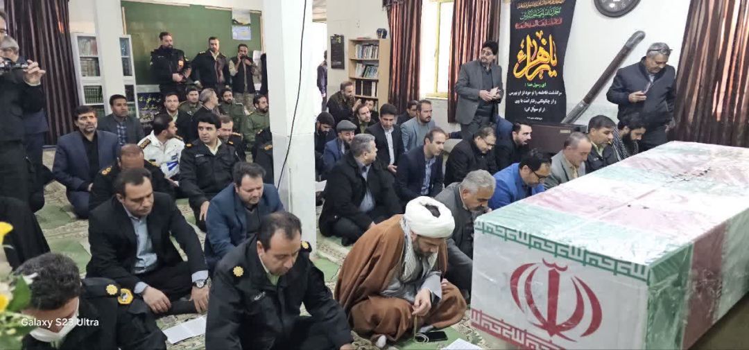 اسنقبال کارکنان انتظامی کمیجان از شهید خوشنام