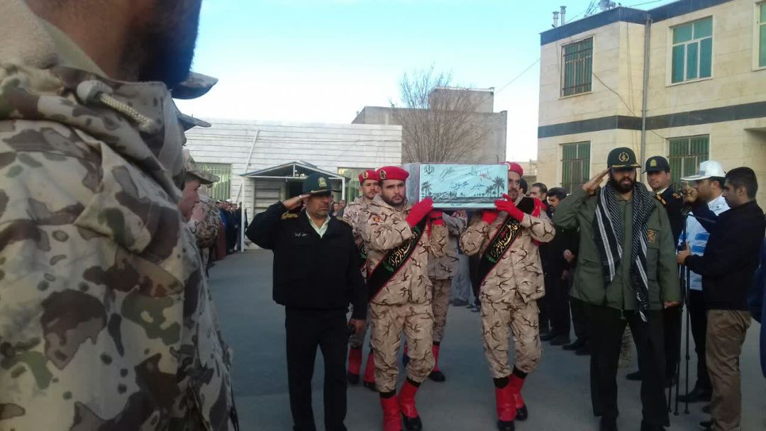 اسنقبال کارکنان انتظامی کمیجان از شهید خوشنام