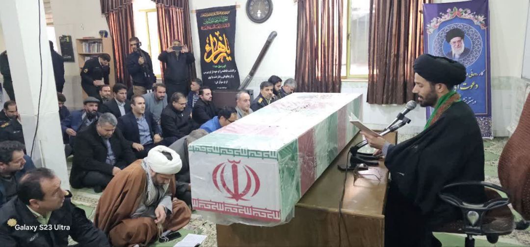 اسنقبال کارکنان انتظامی کمیجان از شهید خوشنام