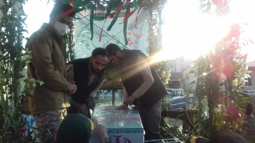 اسنقبال کارکنان انتظامی کمیجان از شهید خوشنام