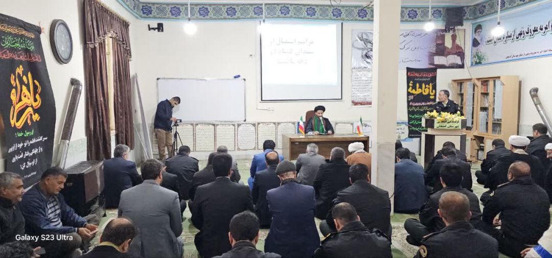 اسنقبال کارکنان انتظامی کمیجان از شهید خوشنام