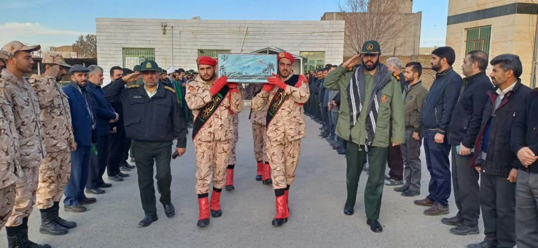 اسنقبال کارکنان انتظامی کمیجان از شهید خوشنام