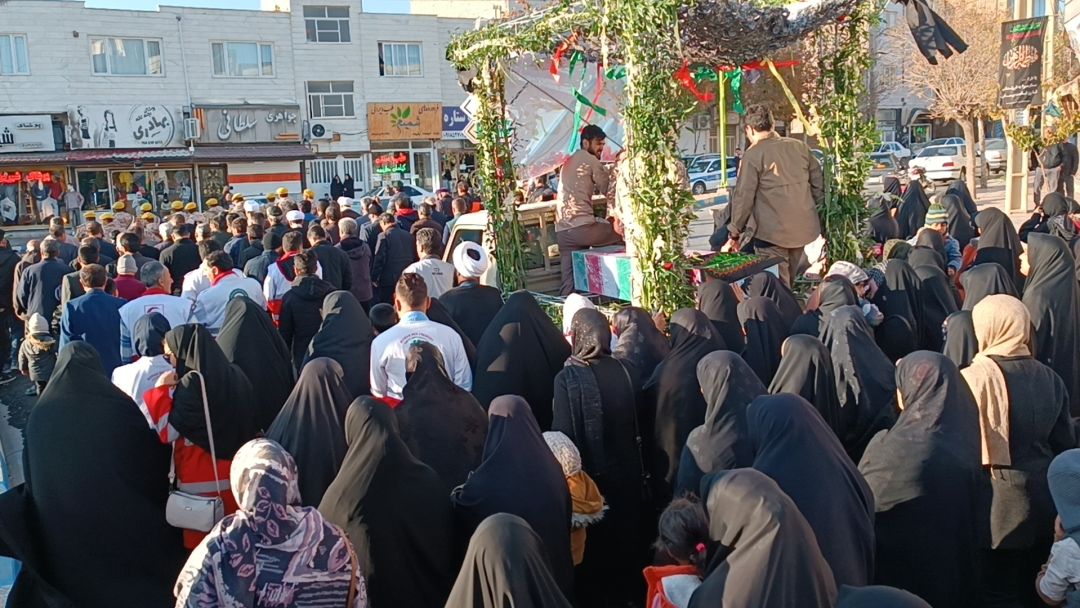 مردم کمیجان میزبان شهید گمنام