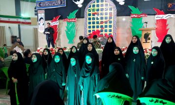 شبی با شهدا در تفرش برگزار شد