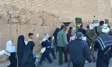 استقبال از شهید گمنام در روستاهای تفرش