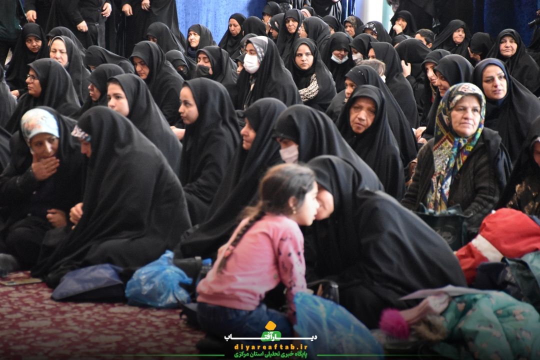 برگزاری تجمع بانوان فاطمی «اشک نیل» در اراک
