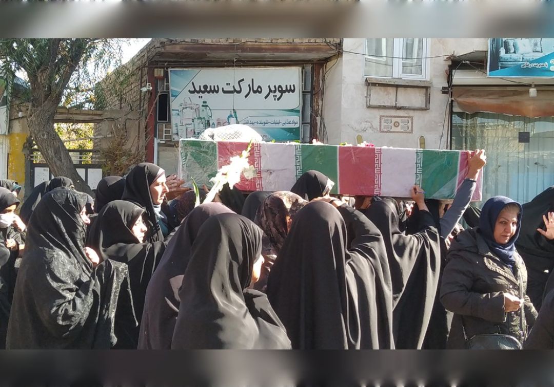 تشییع شهید گمنام در جاورسیان