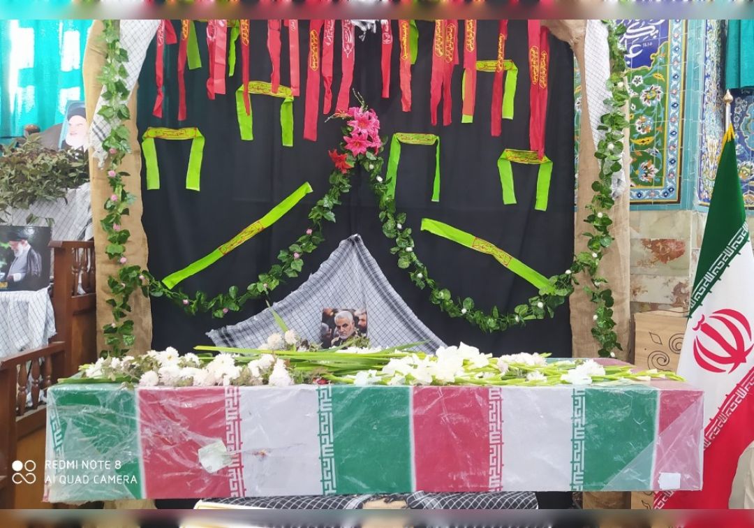 تشییع شهید گمنام در جاورسیان