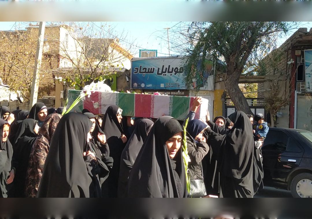 تشییع شهید گمنام در جاورسیان