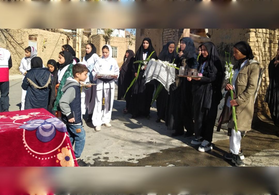 تشییع شهید گمنام در جاورسیان