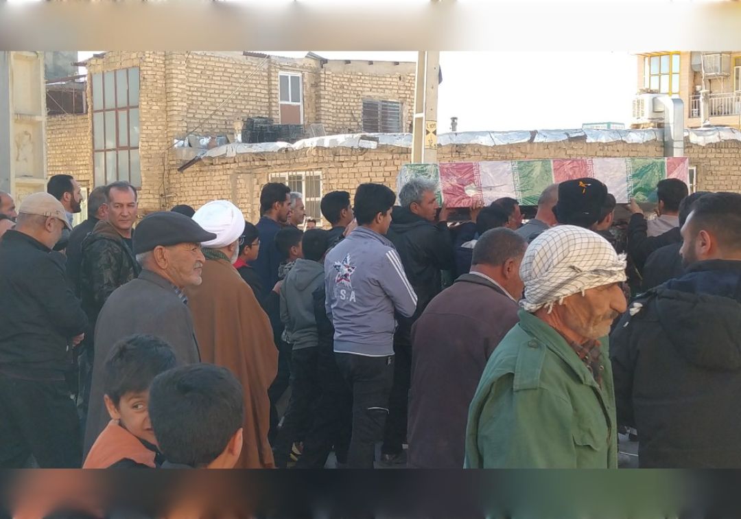 تشییع شهید گمنام در جاورسیان