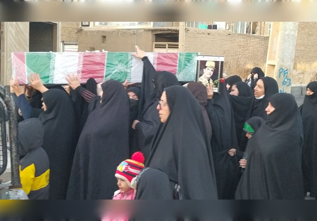 تشییع پیکر مطهر شهید گمنام در خنداب