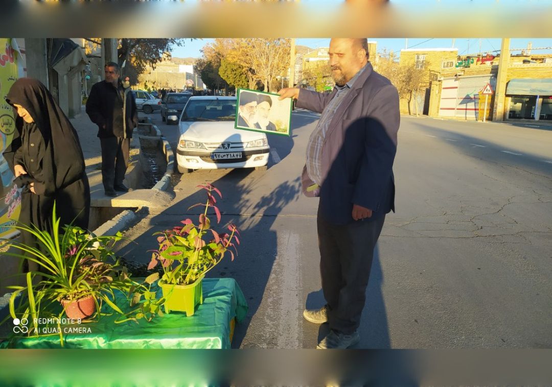تشییع پیکر مطهر شهید گمنام در خنداب
