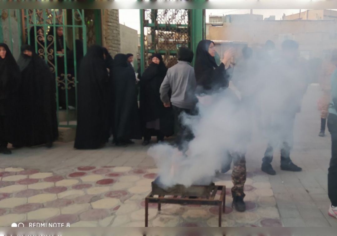 تشییع پیکر مطهر شهید گمنام در خنداب
