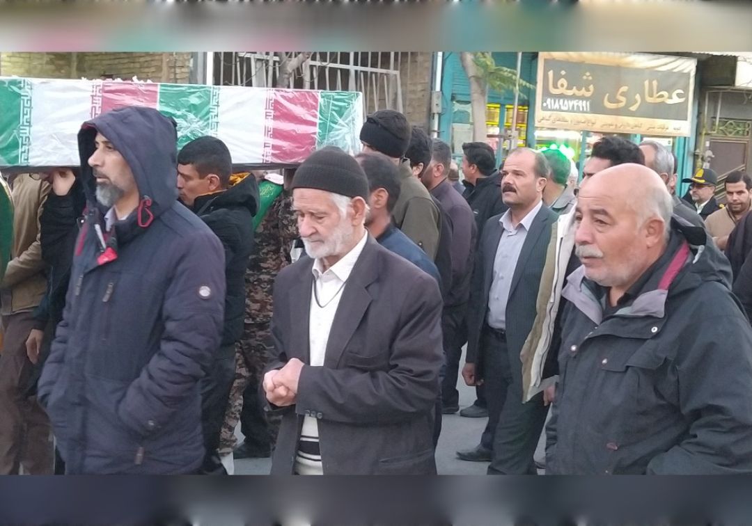 تشییع پیکر مطهر شهید گمنام در خنداب