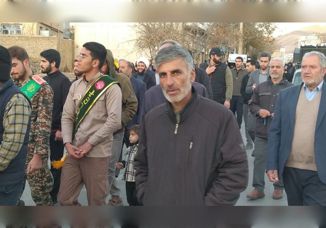 تشییع پیکر مطهر شهید گمنام در خنداب