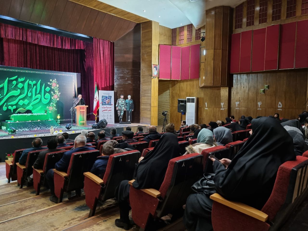 سوگواره شعر فاطمی در ساوه برگزار شد
