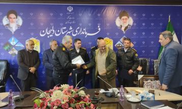 رئیس پلیس راهور دلیجان معرفی شد