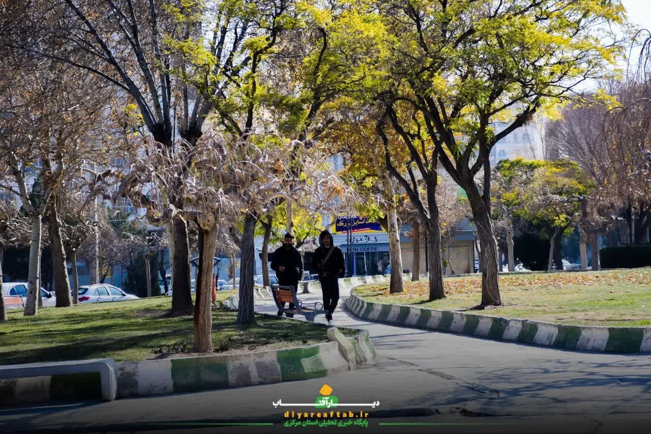 زیبایی‌های طبیعت فصل برگ‌ریزان در اراک